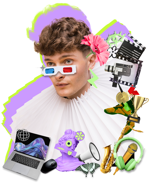 Коллаж проектов платформы Copyright Invest